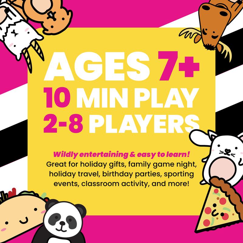 Taco Cat Goat Cheese Pizza Card Game – Wildly Entertaining & Easy To Learn - Great for Adults, Teens, Kids and Families - Card Games and Board Games for Family Game Night - 10 Min, Ages 7+, 2-8 Players