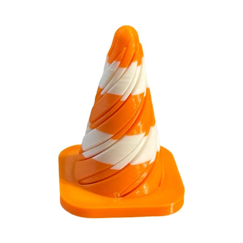 Imposible Passthrough Traffic Cone Fidget Toy