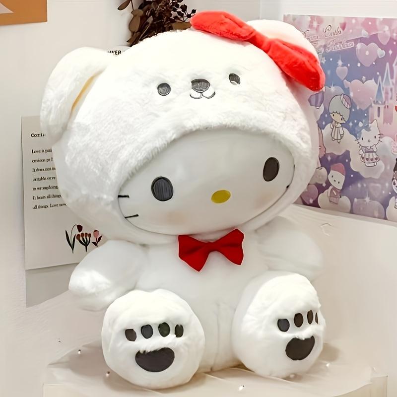 Hello KittyAnime doll Cute Plushie Toy - 9.8 Inch Soft Anime Plush Hugging Pillow, Perfect Cuddly Stuffed Animal Gift for Kids & Adults