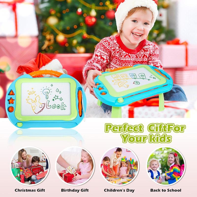 Magnetic Drawing Board, Toddler Toys for Boys Girls 3+, Doodle Board Pad Learning and Educational Toys, Birthday Gifts for Kids 3+