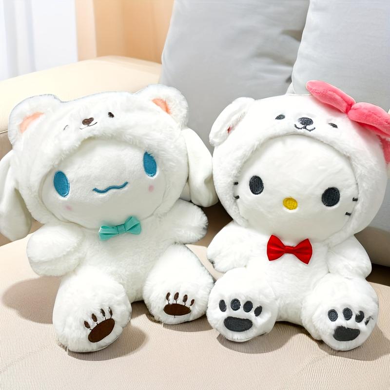 Hello KittyAnime doll Cute Plushie Toy - 9.8 Inch Soft Anime Plush Hugging Pillow, Perfect Cuddly Stuffed Animal Gift for Kids & Adults