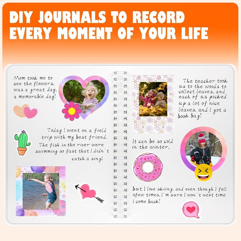 DIY Journal Kit For Girls, 50+Pcs Journal Set For Teenage Girls And Scrapbook & Diary Supplies Set, Teen Girl Gifts Trendy Stuff, Birthday Gifts Ideas For 8-14 Years And Up