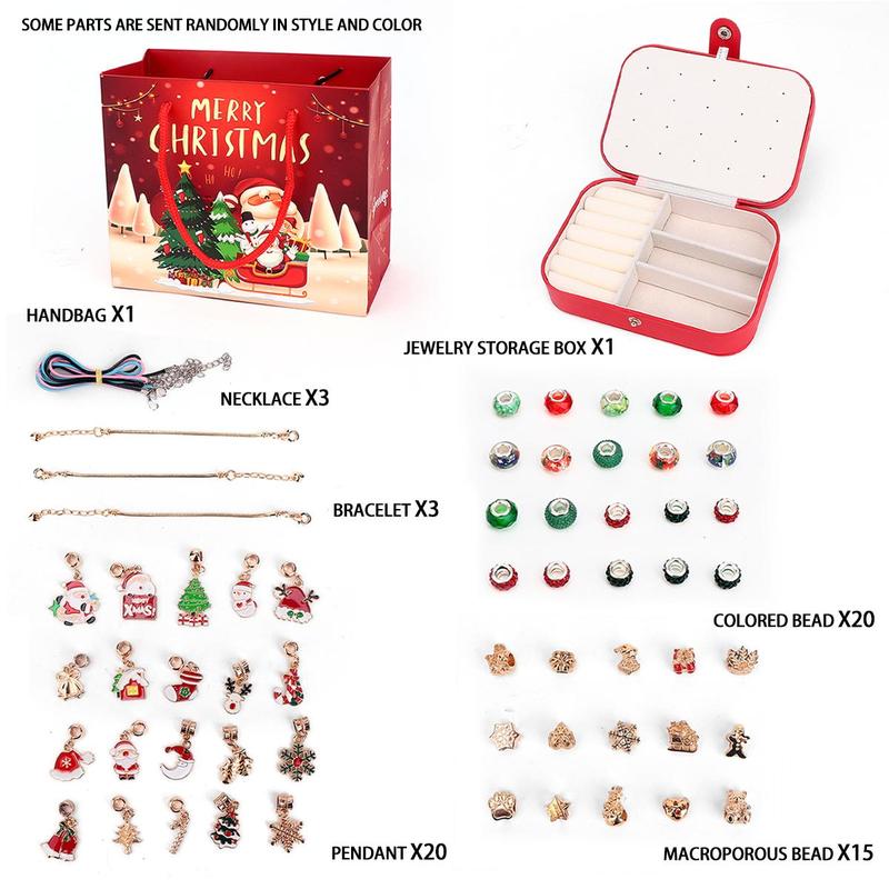 DIY Jewelry Making Kit, 1 Set Freely Assembled Beads & Charms & Accessories, Jewelry Craft Kit for Bracelet & Necklace, DIY Jewelry Making Supplies