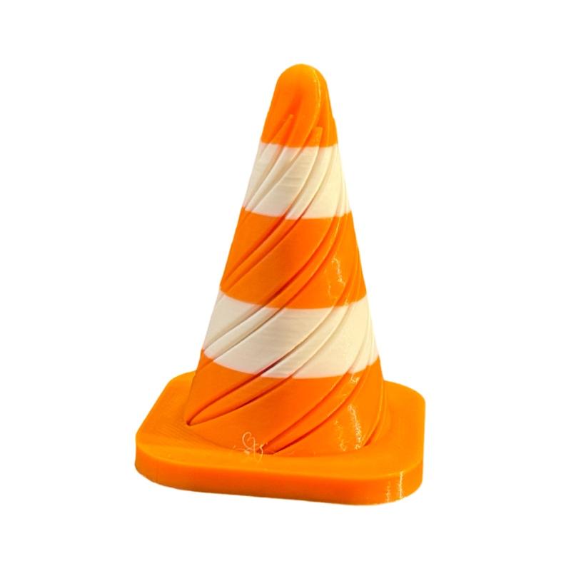 Imposible Passthrough Traffic Cone Fidget Toy