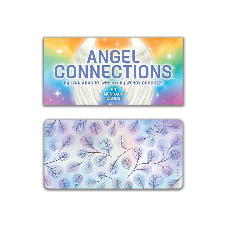 Angel Connections Oracle: 40 Messages Oracle Card Deck, divination tool for oracle readings, psychic readings, fortune telling, tarot card deck