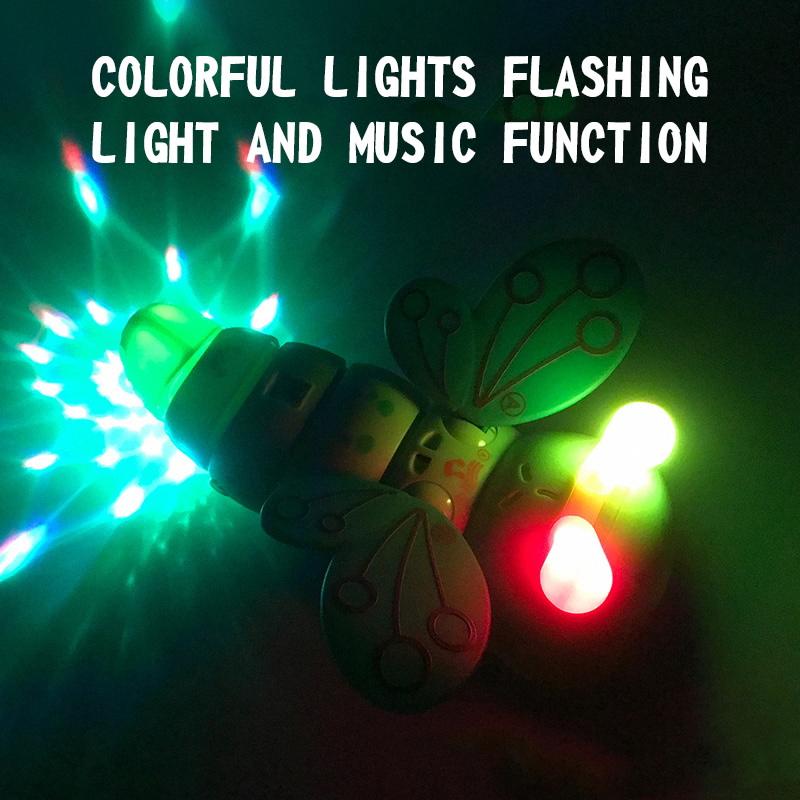 Adorable Stunt Spinning Caterpillar with Lights and Music Electric Universal 360° Rotation