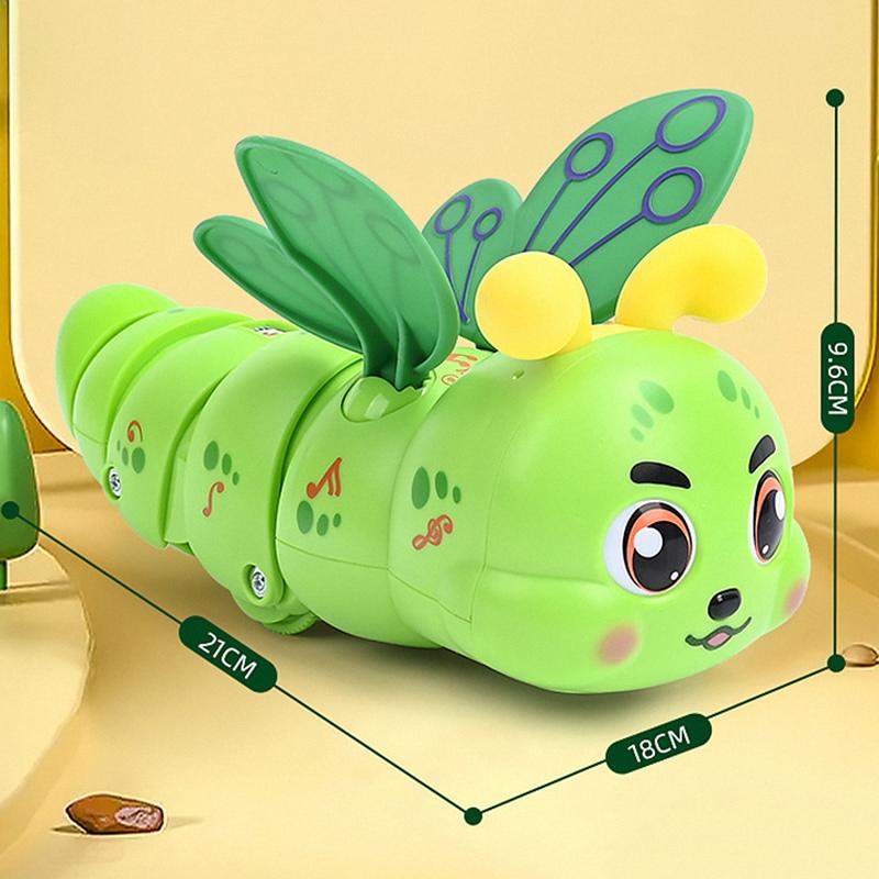 Adorable Stunt Spinning Caterpillar with Lights and Music Electric Universal 360° Rotation