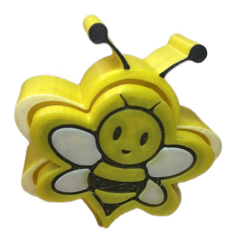 Articulated 3D Bee clicker , mechanical , decorate.