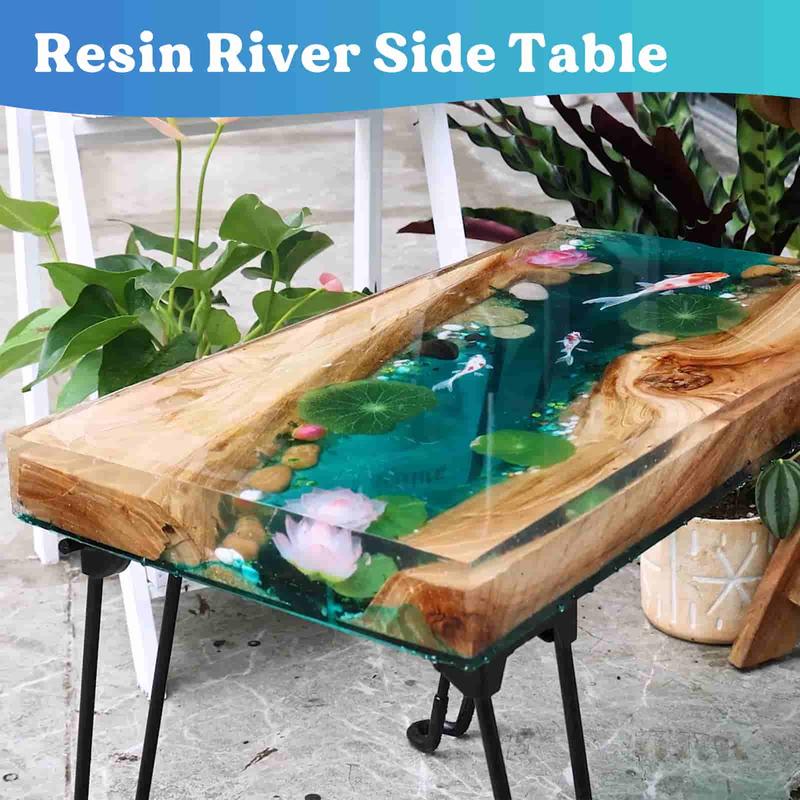 18 X 10 Inch HDPE Resin Table Molds No Seal Rectangle Form, Thick Big Silicone Molds for Epoxy Resin, Resin River Table, Large Resin Tray - LET'S RESIN