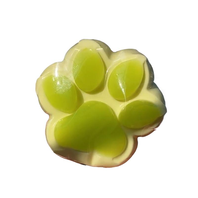 Soft Sticky Texture Silicone Green Grape Cat Paws Toys Slow Rebound Decompression Toy Reduce Stress Toys Gifts