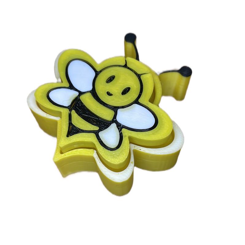 Articulated 3D Bee clicker , mechanical , decorate.