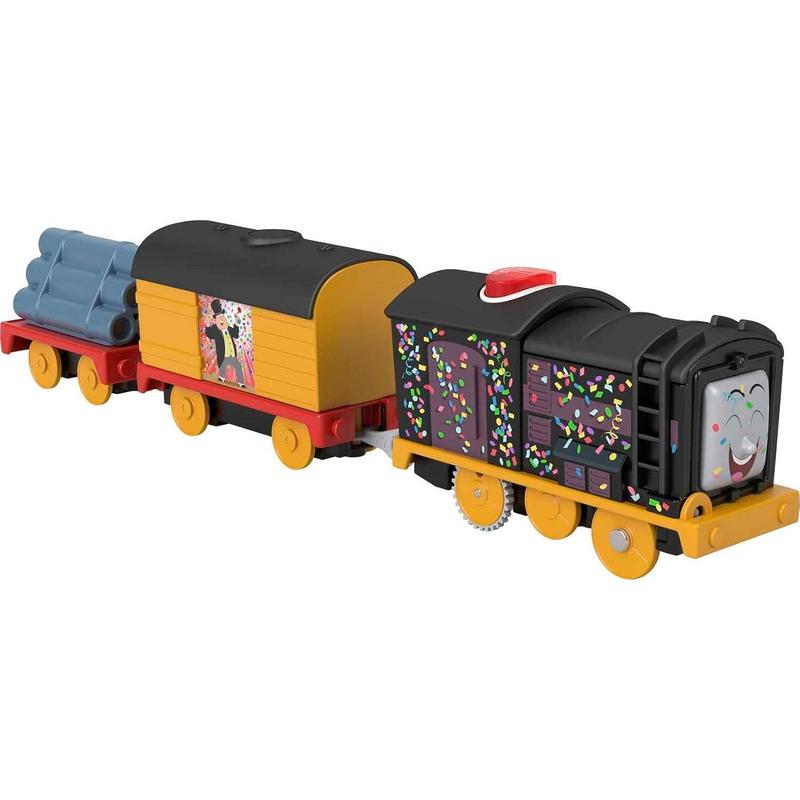 Motorized Toy Train Talking Thomas Engine with Sounds & Phrases Plus Cargo for Preschool Kids Ages 3+ Years-