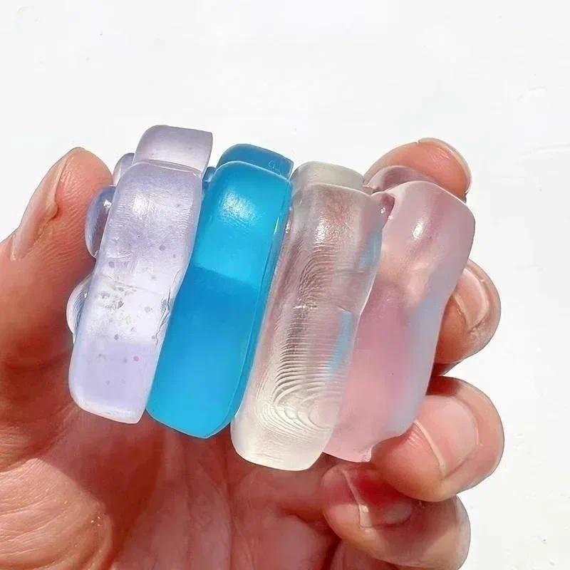 set Jelly Cat Claw Soft Stress Relief Toy Cat Paw Sticky Squeeze Toy Relaxing sticky squishy Transparent Fidget Toy