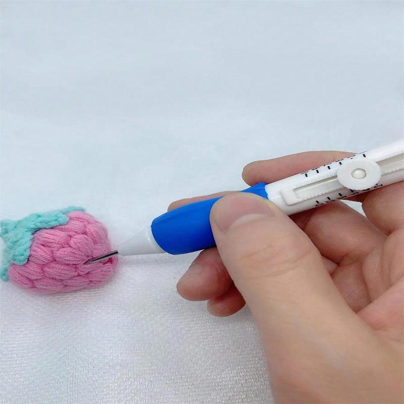 Magic Embroidery Pen (1 Set), Practical Plastic DIY Interchangeable Punch Needle Tools And Gadgets, Household Embroidery Tools