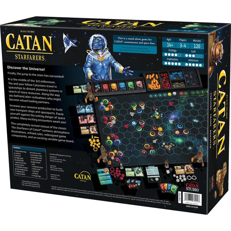 Catan Starfarers 2nd Edition – Immersive Space Exploration and Strategy Board Game for Ages 14 and Up