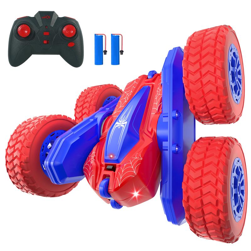 Spider Remote Control Car: 360° Flip, 4WD Rechargeable Race Car with 2.4Ghz, Double Sided Drift RC Stunt Car for Indoor and Outdoor - Great Gift for Boys and Girls.