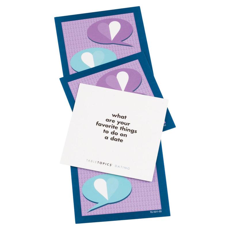 TableTopics Dating To Go - 40 Conversation Cards to Break The Ice and Get to Know Your Date