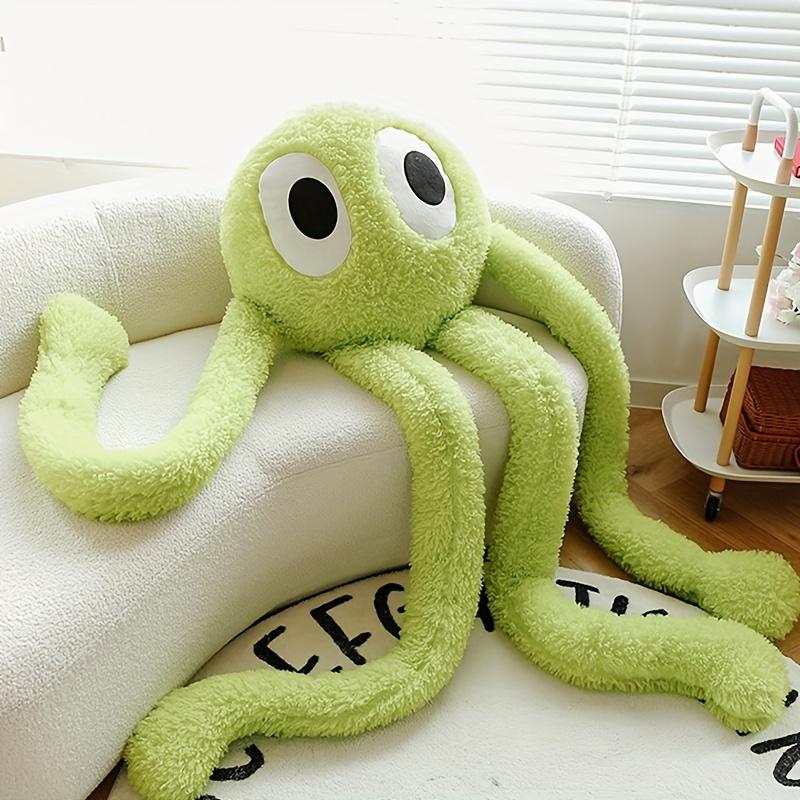 35.4-inch cute long-legged octopus doll pillow, stuffed animal comfort doll, plush toy cartoon decoration, birthday gift & holiday gift