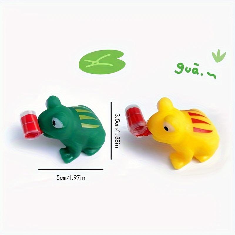 5pcs Funny Tongue Out Little Frog Toys - Decompression Venting Toys for Early Education and Party Decorations - Small Gifts for Kids and Adults