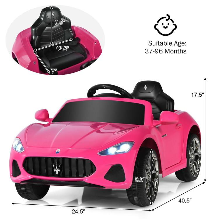 -12V Kids Ride-On Car with Remote Control and Lights