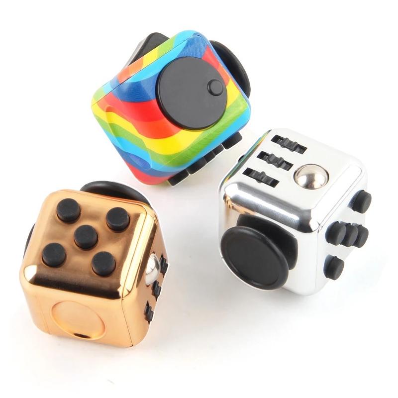 6 Sided Fidget Stress Relief Dice Toy - Perfect for Stress Relief