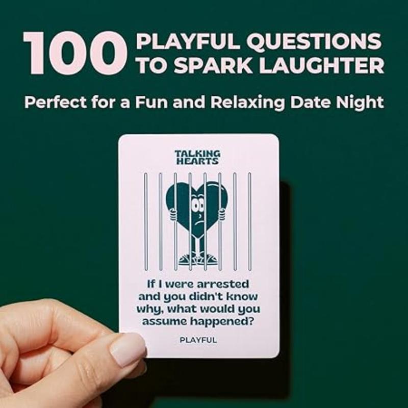 Conversation Cards - Couple Card Game for Date Nights & Travel Adventures | Great Valentine's Gift for Couples - 200 Questions & 2 Wild Cards - Dive into Deeper Bonds!