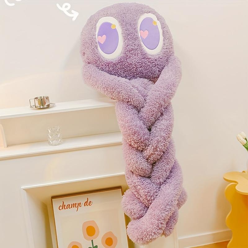 35.4-inch cute long-legged octopus doll pillow, stuffed animal comfort doll, plush toy cartoon decoration, birthday gift & holiday gift