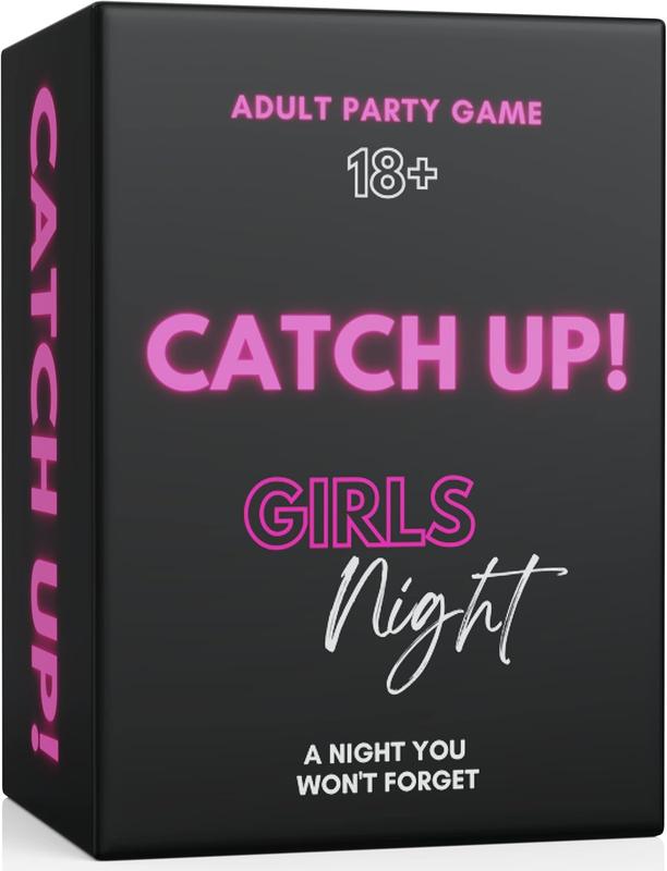 BLY Games Catch Up! Girls Night 18+ Party Game | Spicy Thought Provoking Conversation Starters for Fun Girls Nights, Bachelorette and Birthday Party