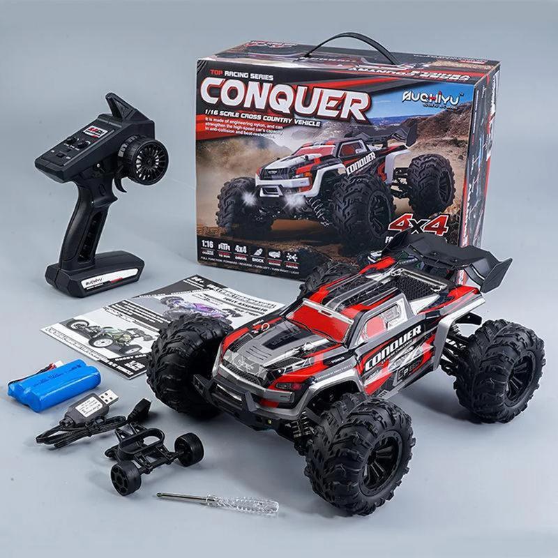 2024 New 1:16 Scale Large RC Cars 50km h High Speed RC Cars Toys for Boys Remote Control Car 2.4G 4WD Off Road Monster Truck