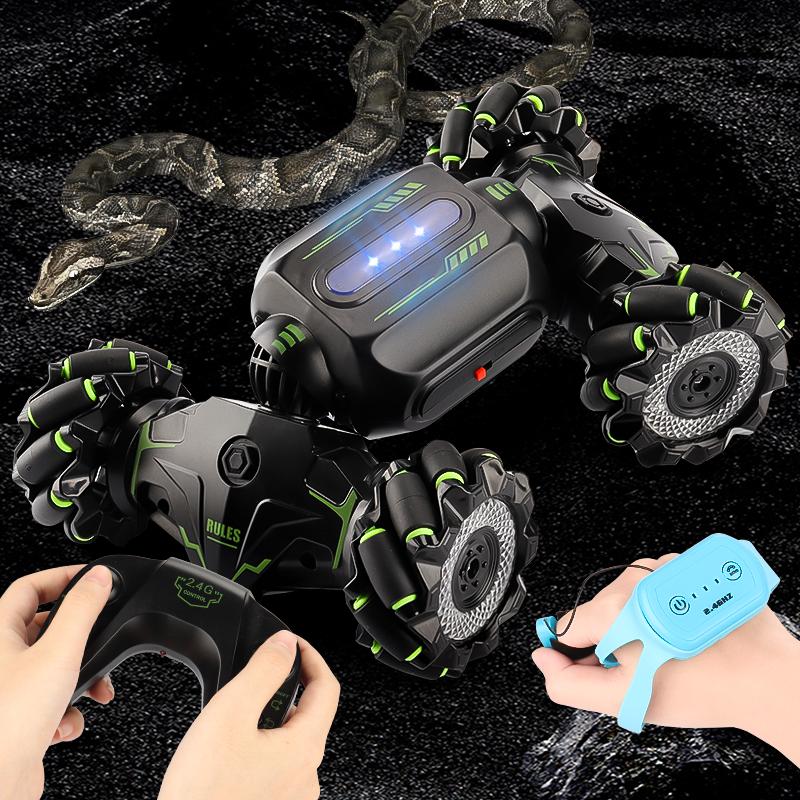 4WD 2.4G RC Car Radio Remote Control Stunt Car Gesture Induction Twisting Off-Road Vehicle Electric Drift Toy High Speed RC Car Toys