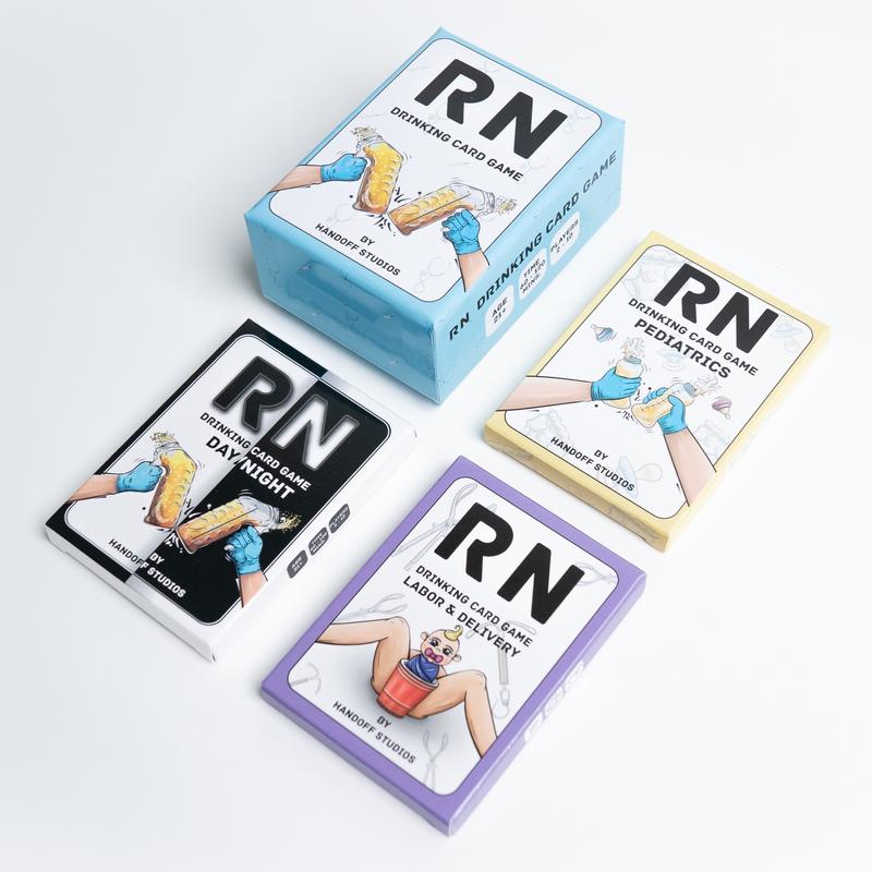 RN Drinking Card Game Day & Night Shift Expansion Pack - Additional Cards to Give a Fun Twist to the Base Game