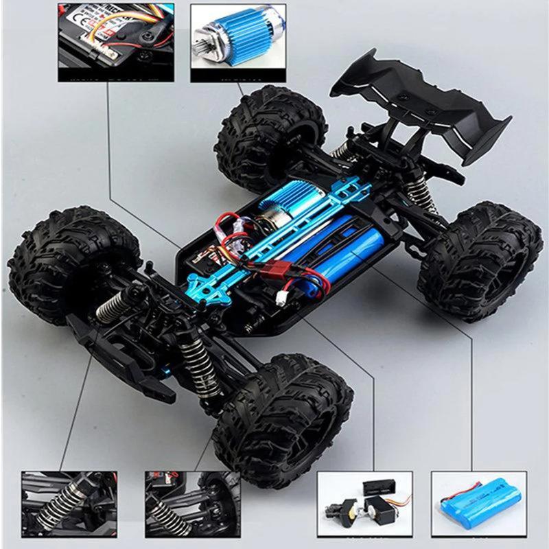 2024 New 1:16 Scale Large RC Cars 50km h High Speed RC Cars Toys for Boys Remote Control Car 2.4G 4WD Off Road Monster Truck