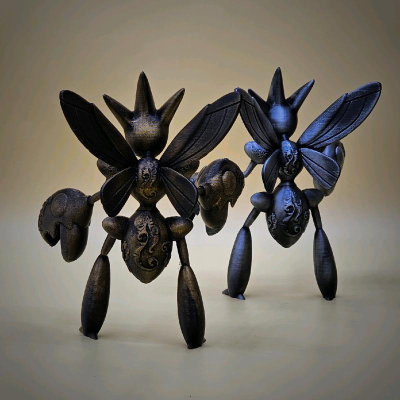 Scizor 3d Printed Pokemon Statue Figurine