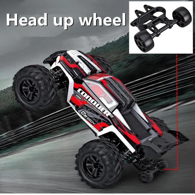 2024 New 1:16 Scale Large RC Cars 50km h High Speed RC Cars Toys for Boys Remote Control Car 2.4G 4WD Off Road Monster Truck