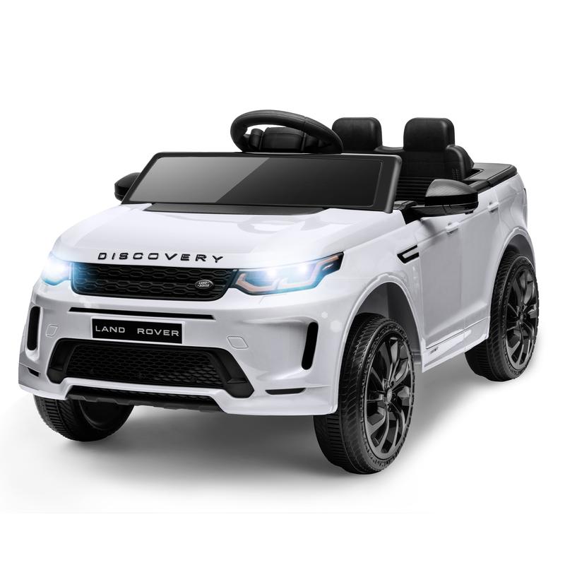 ANPABO 12V Land Rover Licensed Kids Electric Car with Remote Control, Music Player, LED Light, 1 Seater , Ideal Gift for Boys and Girls