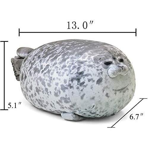 Chubby Blob Seal Pillow,Stuffed Cotton Plush Animal Toy Cute Ocean Medium