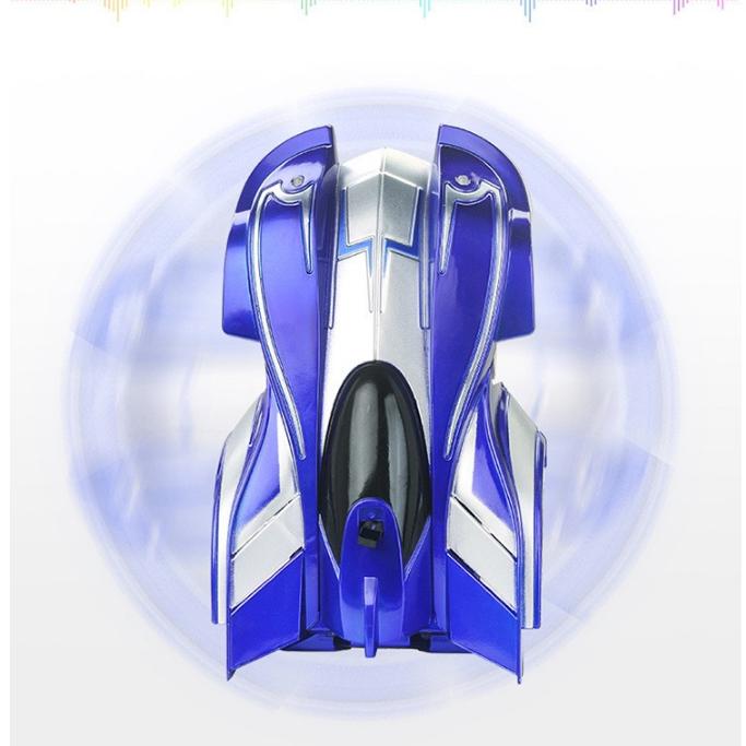 Fancy Fantastic Good Quality USB Charge Remote-Controlled Wall-Climbing Car with Climbing and Floor Modes, Blue