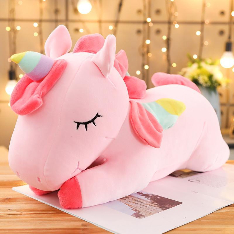 Cute Unicorn Design Plush Toy, Soft Plush Unicorn Stuffed Toy, Birthday Gift, Home Decor Ornament, Room Decor