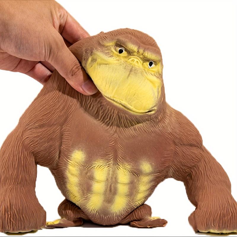 Squishy Monkey Toy, Stretch Gorilla Toy, Decompress and Stretch Stress Relief Toys, Cute as Animal Toys, Stretchy Gorilla Action Figure for Kids Child Boys Girls