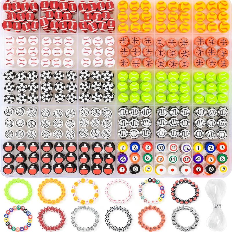 2300pcs Polymer Clay Beads Bracelet Making Kit Friendship Bracelet Kit Cute Fun Charms Beads for Bracelet Making DIY Arts Crafts Birthday Gifts Toys