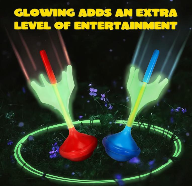 JOYIN Lawn Darts Game Set for Kids and Adults - Glow in The Dark Outdoor Games Lawn Games for Adults and Family, Outside Yard Games