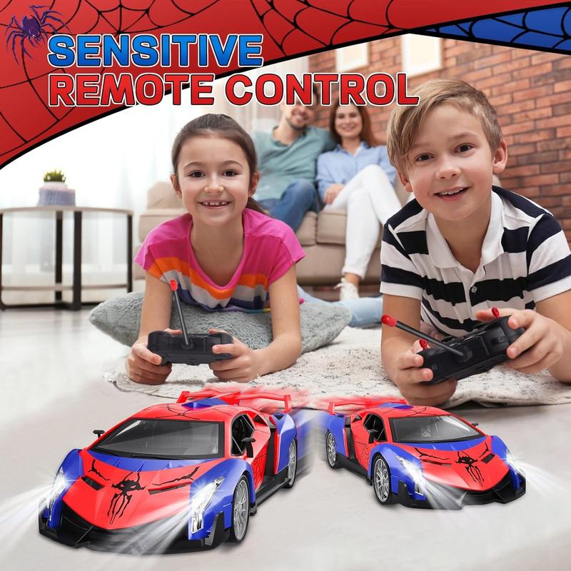 Spider Remote Control  for Boys 4-7 8-12, Fast RC   with Light & Controller, Hobby Race  Toys for 4 5 6 7 8 9 10 11 12+ Year Old Boy Birthday Gift Ideas