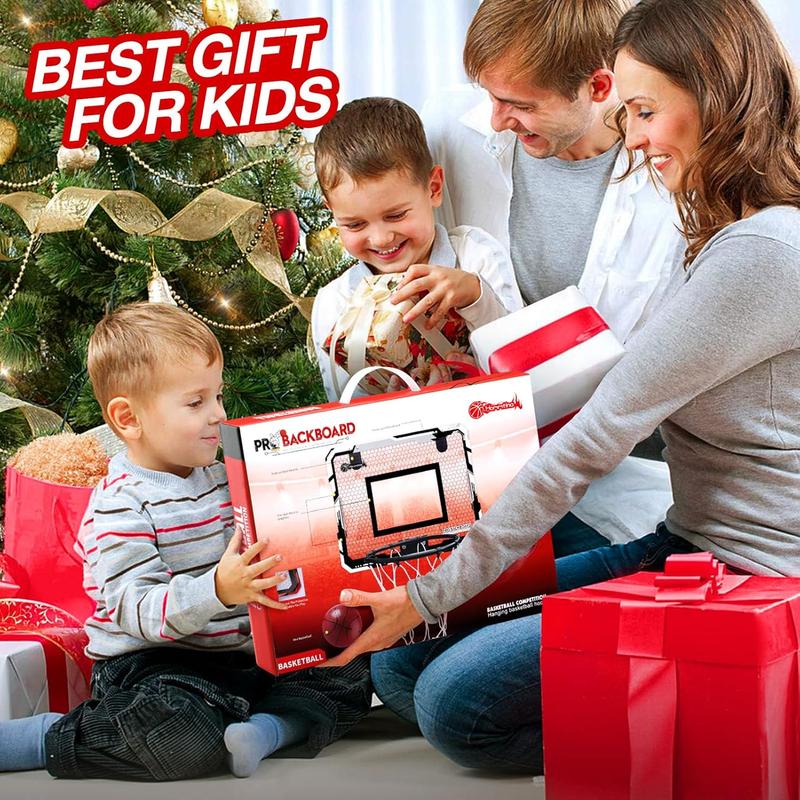 Basketball Hoop Indoor Mini Basketball Hoop with 3 Balls, Indoor Basketball for Door Score Basketball Hoop for  and Adults