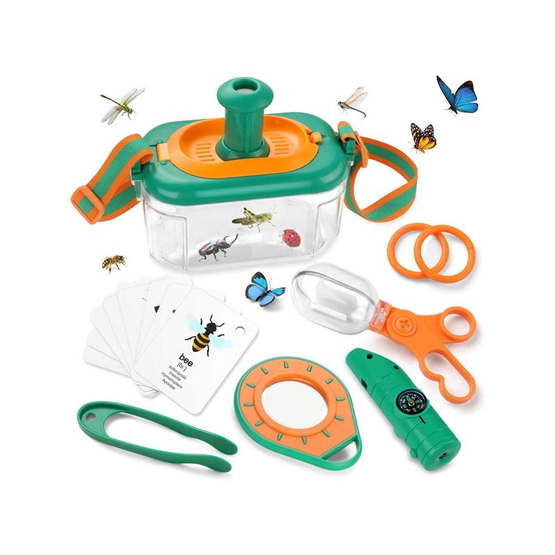 Bug Catcher Kit For Kids, Kids Outdoor Explorer Kit With Bug Collector, Whistle, Compass, Magnifying Glass, Bug Catching Kit Toy For Kids Age 3 4 5 6 7