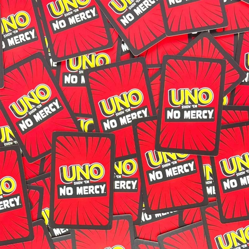 UNO NOMERCY Card Game Upgrade, Newest Upgrade Version UNO +100 Show 'Em No Mercy, 194-card UNO Family Night Party Card Game, Gift For Friends, Family