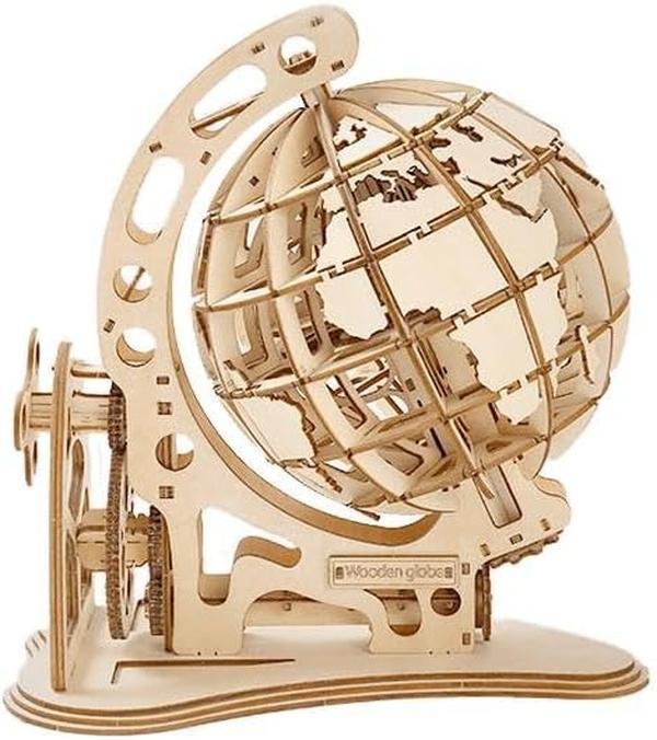 DIY 3D Wooden World Globe