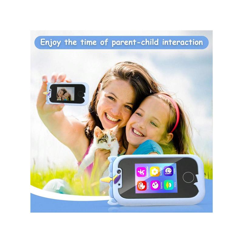 <Christmas Sale>Smart Phone For Kids & 3 -7 Year Old Boys Toys Unicorns Gifts Touchscreen Learning Toy Birthday Gifts