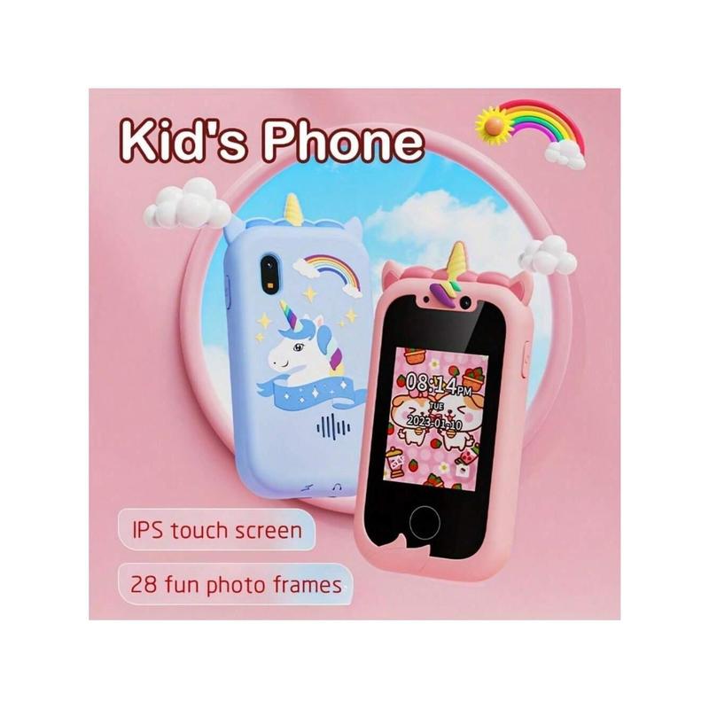 <Christmas Sale>Smart Phone For Kids & 3 -7 Year Old Boys Toys Unicorns Gifts Touchscreen Learning Toy Birthday Gifts