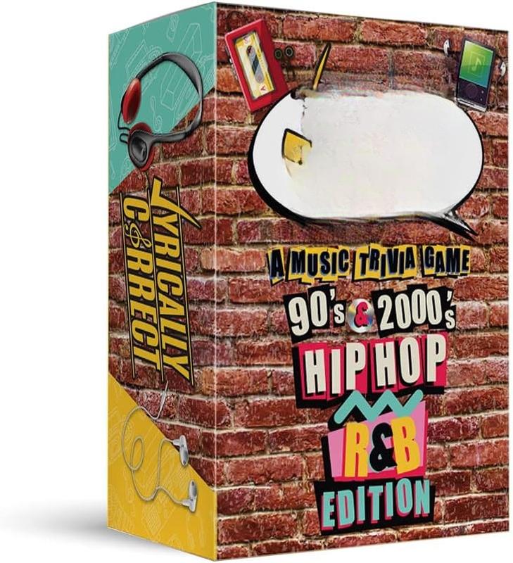 Music Trivia Card Game | Multi-Generational Family Gatherings, Adult Game Night and Fun Trivia (90's and 2000's Hip Hop and R&B)