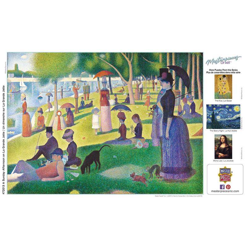 MasterPieces - MasterPieces of Art - Sunday on La Grande Jatte 1000 Piece Puzzle